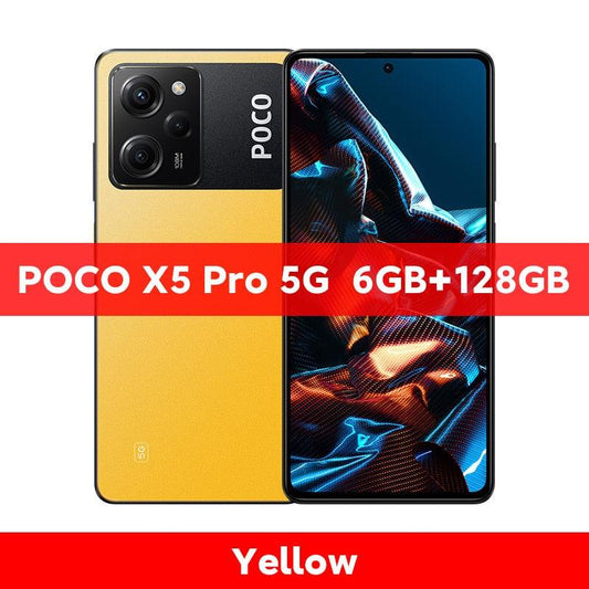 POCO X5 Pro 5G Smartphone 128GB/256GB 6GB+128GB YELLOW